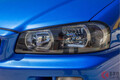 1億9000万円の「日産車」現る！ なぜ億超え？ 青く輝くベイサイド・ブルーの「R34」が相場を大きく上回ったワケ