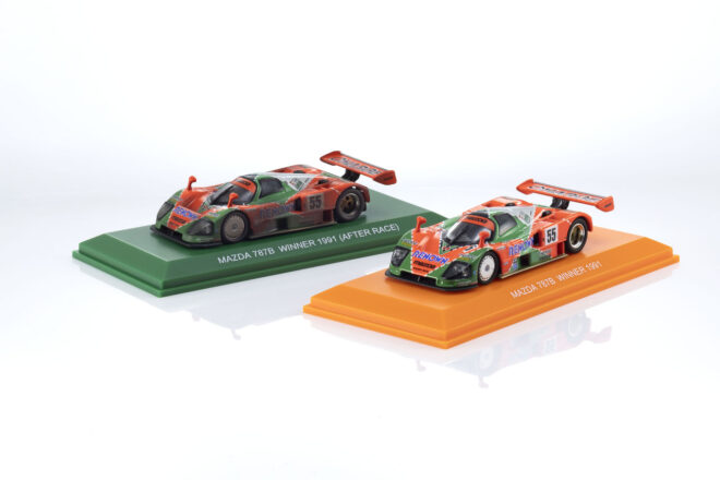 日本車初のル・マン優勝車『マツダ787B』が京商ミニカー＆ブックに登場