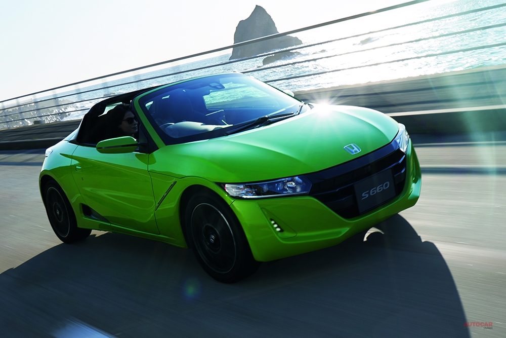 ホンダs660 アクティブグリーン パール登場 装いを新たに マイナーチェンジ 東京オートサロン Autocar Japan 自動車情報サイト 新車 中古車 Carview