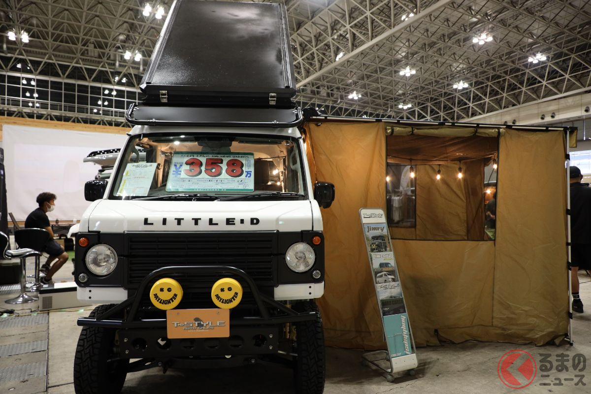 ゴツ顔 軽バン車中泊仕様 茶革内装の ジムリィ がスゴい インチアップされたカスタマイズとは くるまのニュース 自動車情報サイト 新車 中古車 Carview