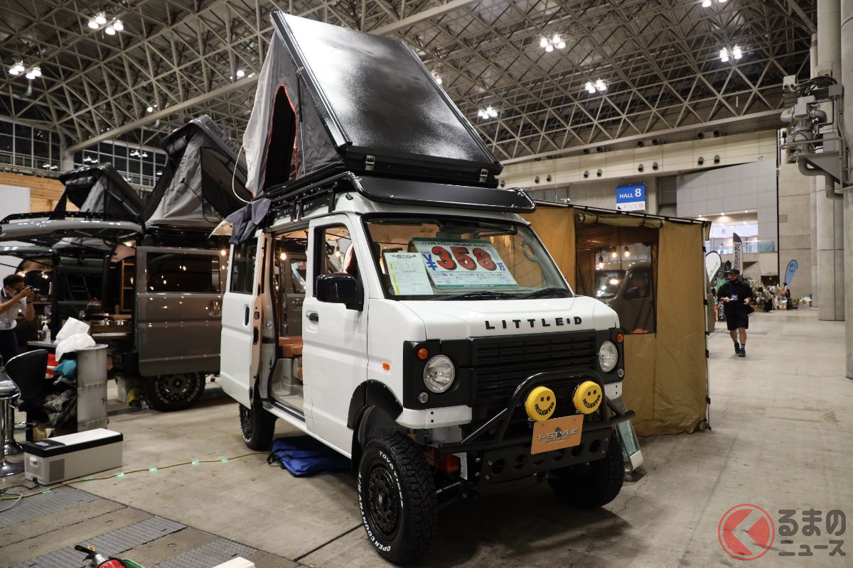 ゴツ顔 軽バン車中泊仕様 茶革内装の ジムリィ がスゴい インチアップされたカスタマイズとは くるまのニュース 自動車情報サイト 新車 中古車 Carview