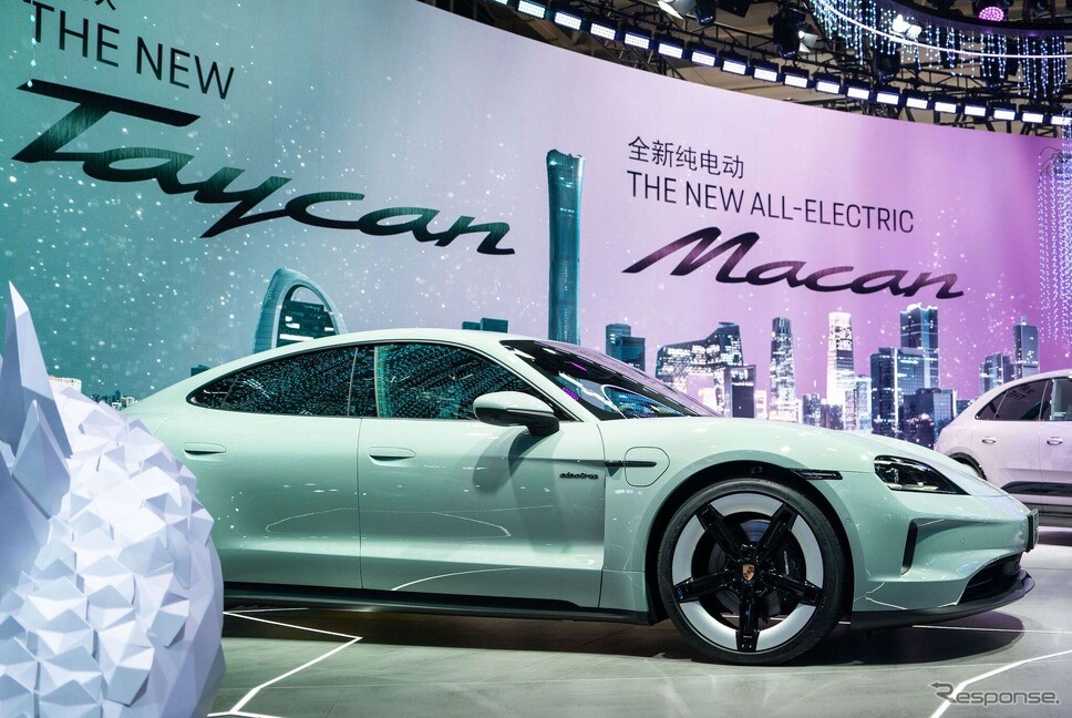 ポルシェ『タイカン』改良新型、中国専用のエントリーモデル発表…北京モーターショー2024