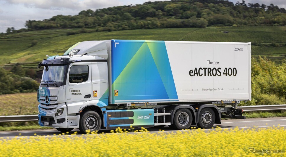 メルセデスベンツ、電動トラックの選択肢拡大…『eActros 400』欧州発表