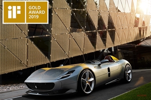 フェラーリ・モンツァSP1　iFデザインアワード2019、金賞に選出