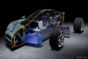 ブガッティの新型ハイパーカー、リマック製800Vハイブリッド搭載