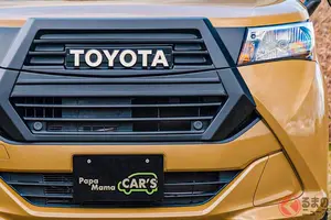 約169万円！ “デカグリル”採用のトヨタ「“5人乗り”スライドドアワゴン」！ 「TOYOTA」文字ロゴもイイ「SUVワゴン」ダンクとは