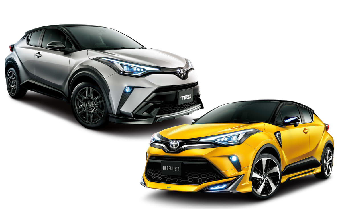 マイチェン後トヨタc Hr用パーツが早くも登場 Trdとモデリスタを比較してみた Auto Messe Web 自動車情報サイト 新車 中古車 Carview
