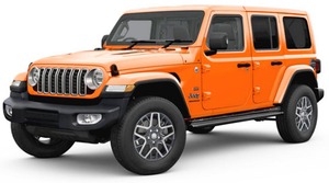 ジープ、「ラングラー」に限定車「アンリミテッドサハラホセ」　オレンジの車体色が復活