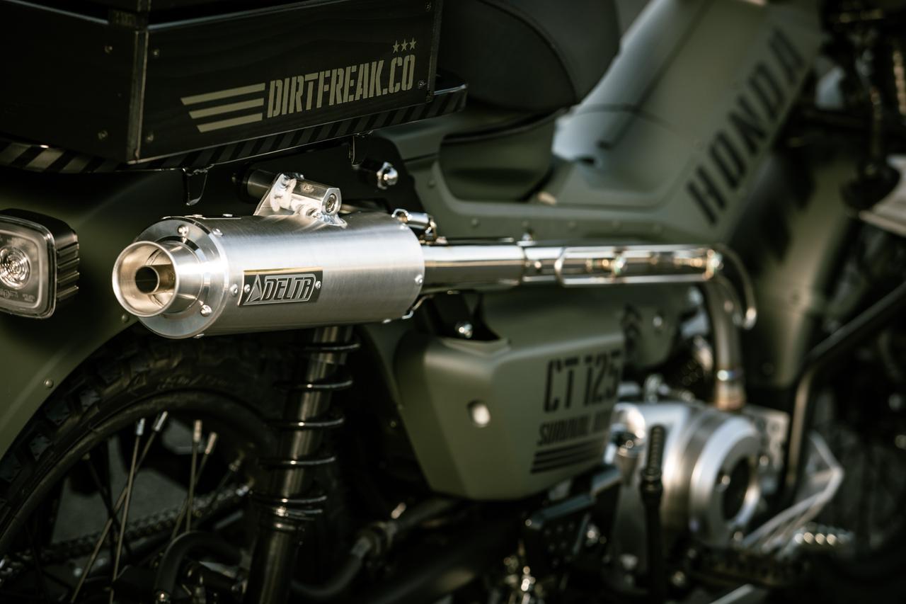ミリタリーとアウトドアなct125ハンターカブ ダートフリークが放つ本格 土 仕様 Webオートバイ の写真 11ページ目 自動車情報サイト 新車 中古車 Carview