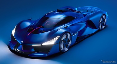 アルピーヌの次世代スポーツカー、水素エンジン搭載…プロトタイプ発表