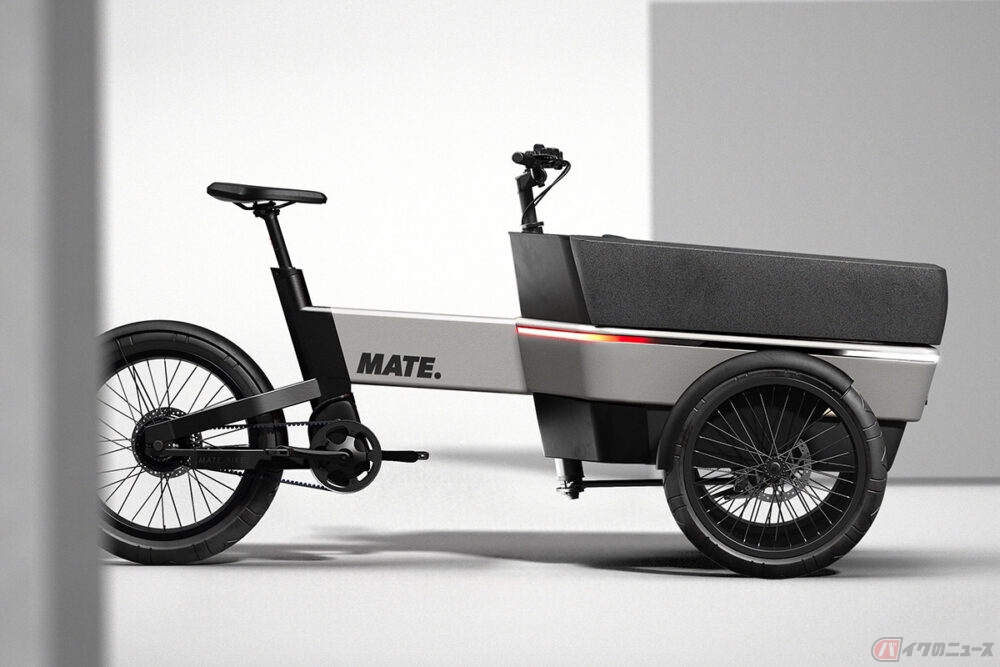 フロント2輪の新型電動アシスト自転車「MATE SUV」 2023年冬に世界同時