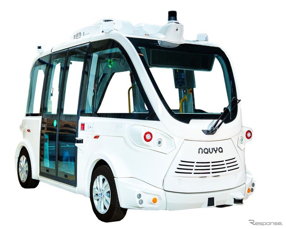 新型自動運転EVバス「EVO3」、認識性能向上…マクニカが日本市場で発売へ