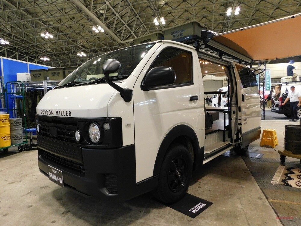 【ハイエース　新キャンピグカー】リチウムイオン・バッテリー搭載、ゴードン ミラーGMLVAN V-01E　TAS2020に