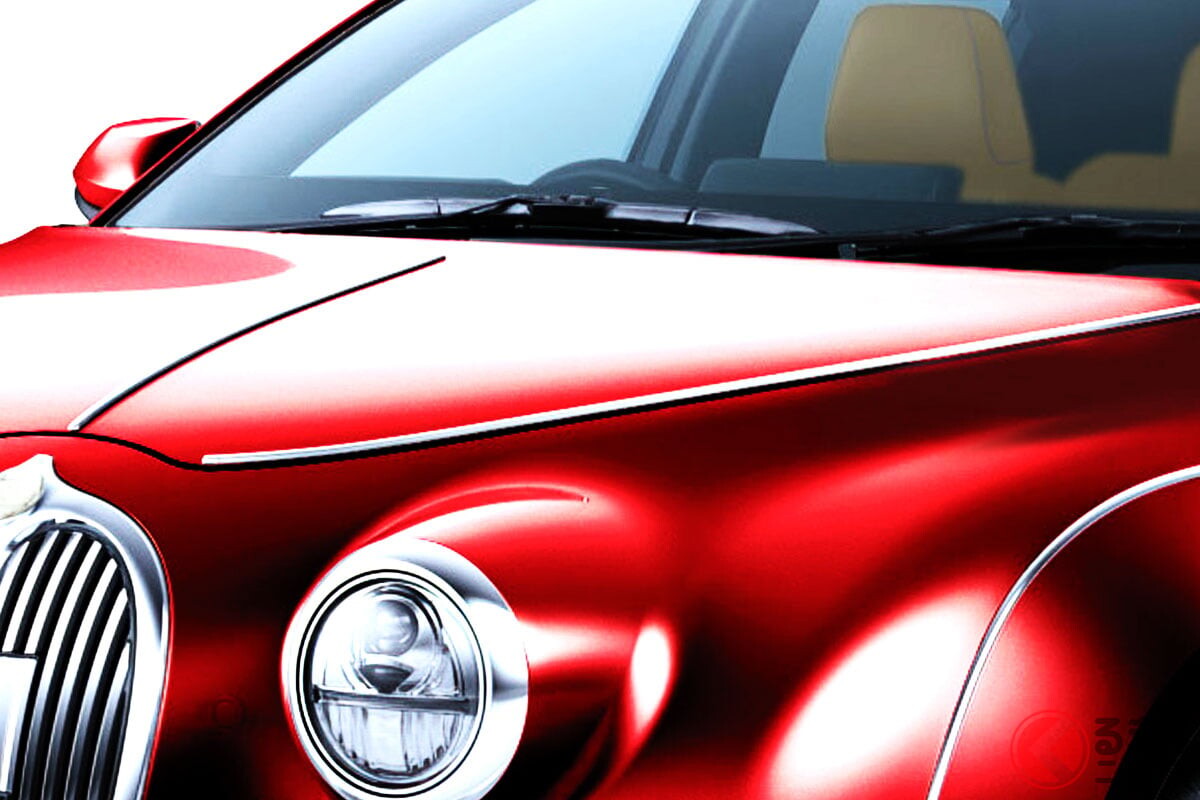 6速MTあり！ 新たな「小さな高級車」発表！ 全長4m“ちょうどいい”サイズに「超レトロな“丸目二灯”」採用！ めちゃ「豪華インテリア」と“特別カラー”の光岡「新ビュートストーリー」登場！