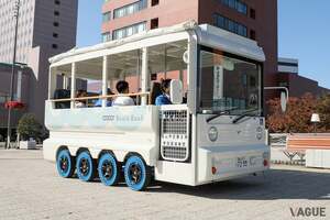 パンクしないしメンテも楽！ 空気のいらない次世代タイヤ「エアフリー」が公道で全国初の実証実験 富山の“電気バス”に装着