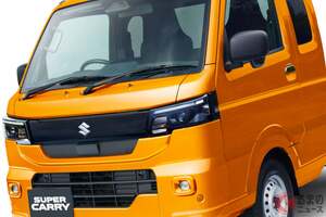 スズキ新型「キャリイ」発表に反響殺到！「軽トラなのにカッコイイ！」「ヤング層にヒットしそう」の声も！ 一方で「カワイイ丸目が良かった…」「ちょっとダイハツ風？」と賛否両論!? めちゃ進化した「“最新”軽トラック」初公開！