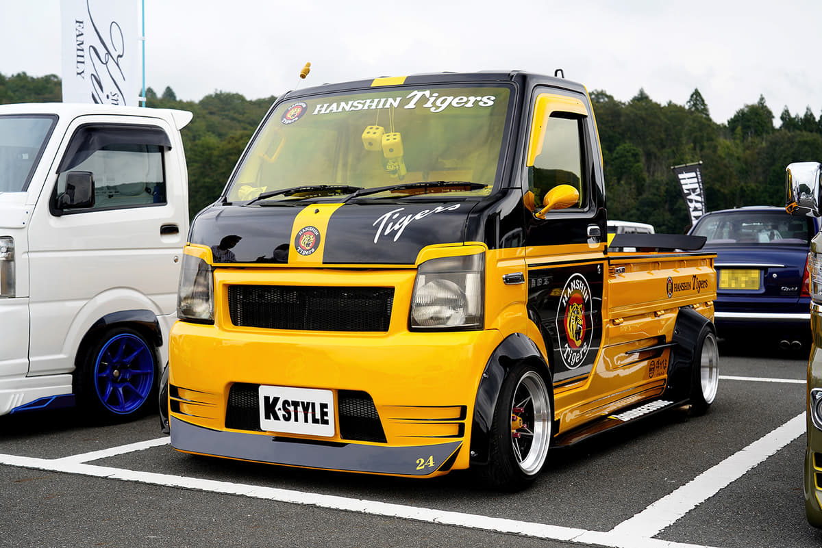 タイガース仕様 に トレーラー 自由すぎる 軽トラカスタム の極み３台 Auto Messe Web 自動車情報サイト 新車 中古車 Carview