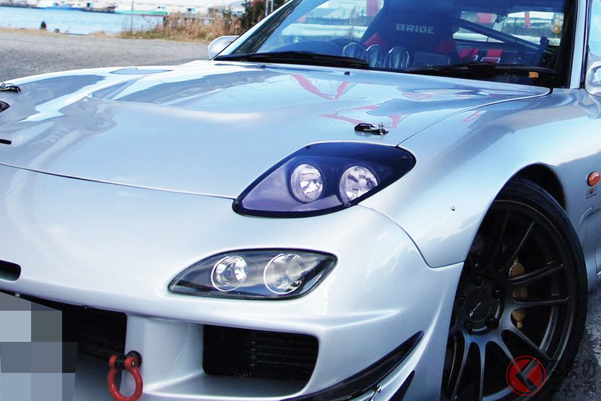 目前でマツダ Rx 7 が盗難された 翌日に一部破損も発見 なぜ即座に盗難車を発見出来た くるまのニュース 自動車情報サイト 新車 中古車 Carview