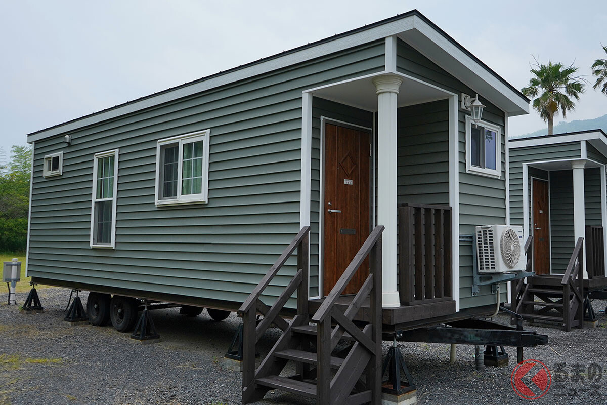 ラジコン　トレーラーハウス詳細①　木造トレーラーハウス ラジコン トレーラーハウス詳細① 木造トレーラーハウス