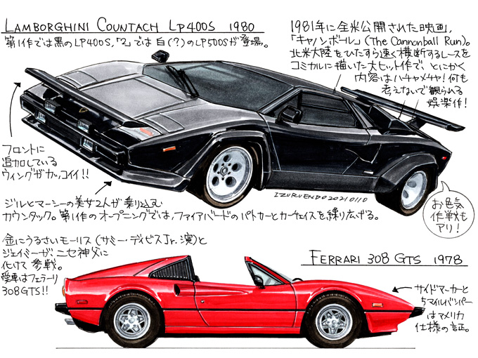 図説で愛でる劇中車 第18回 カウンタックも激走 カーアクション映画 キャノンボール シリーズ カーセンサー 自動車情報サイト 新車 中古車 Carview