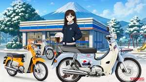 【限定】ホンダ新型「スーパーカブ110」登場！ コンビブレーキと新色採用、さらに特別装備の「富士山エディション」も！【海外】