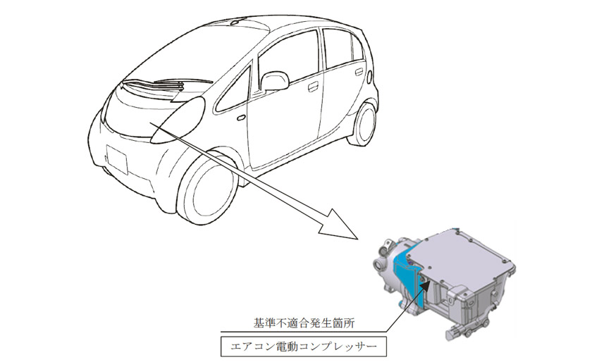 リコール 三菱 I Mievの電動エアコン コンプレッサーに不具合 Auto Prove 自動車情報サイト 新車 中古車 Carview