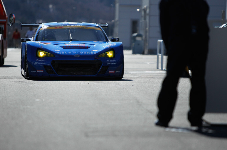 スバル BRZ GT300、初試走