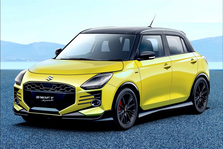 新型「スイフトスポーツ」の全容が見えてきた！ MHEV化×サイズ拡大も高コスパはキープ…26年前半公開へ