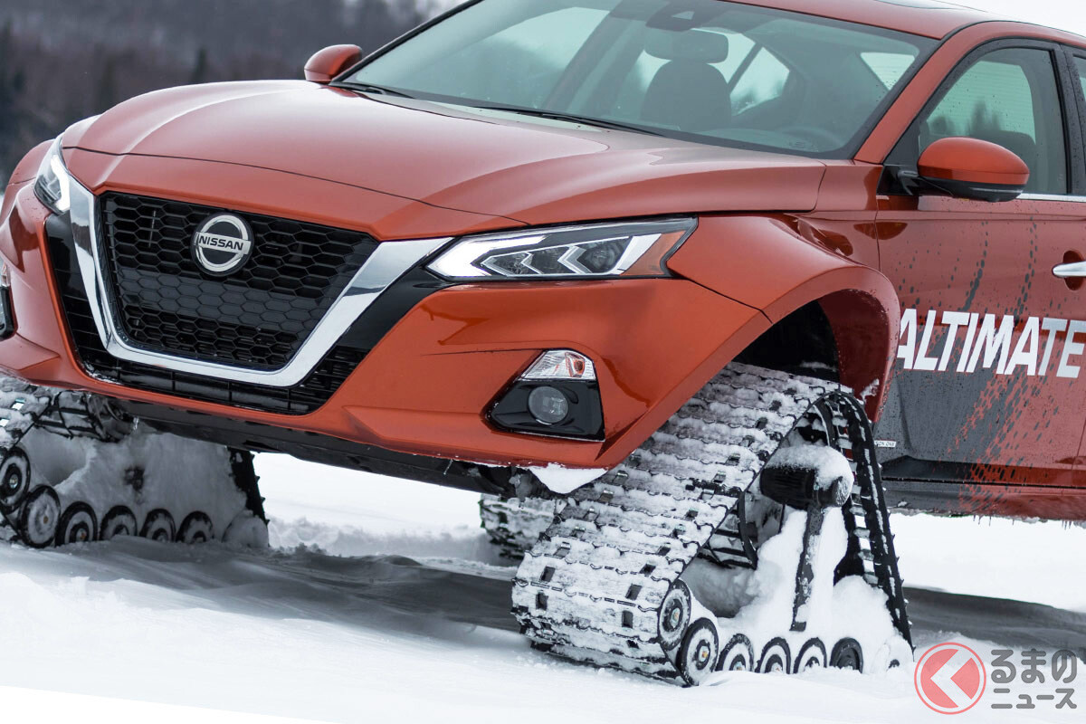 大雪に注意！ 出掛ける際は「クローラー車」が最強？ 雪に負け