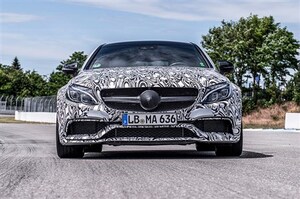 AMG C63クーペがホッケンハイムに登場。発表は9月のフランクフルトMS