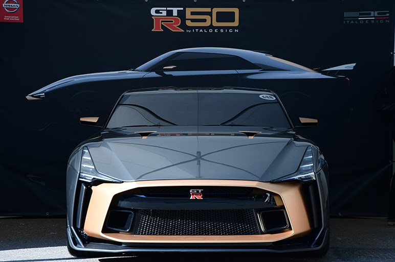 あの特製GT-Rがグッドウッドを走った。日産GT-R50 byイタルデザインがデビュー