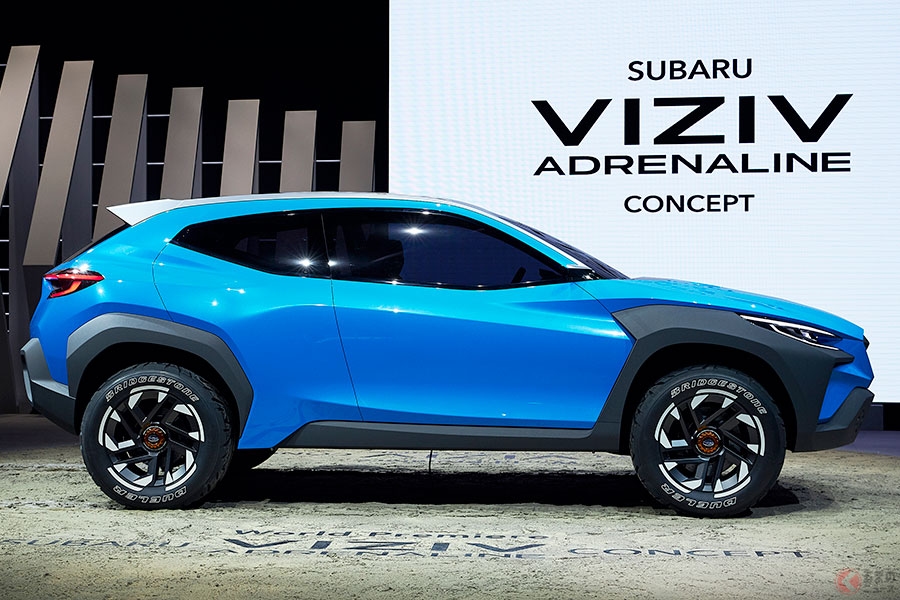 スバルがド真ん中サイズの新SUV「アドレナリン コンセプト」世界初公開 スバルデザインもガラリと変わる