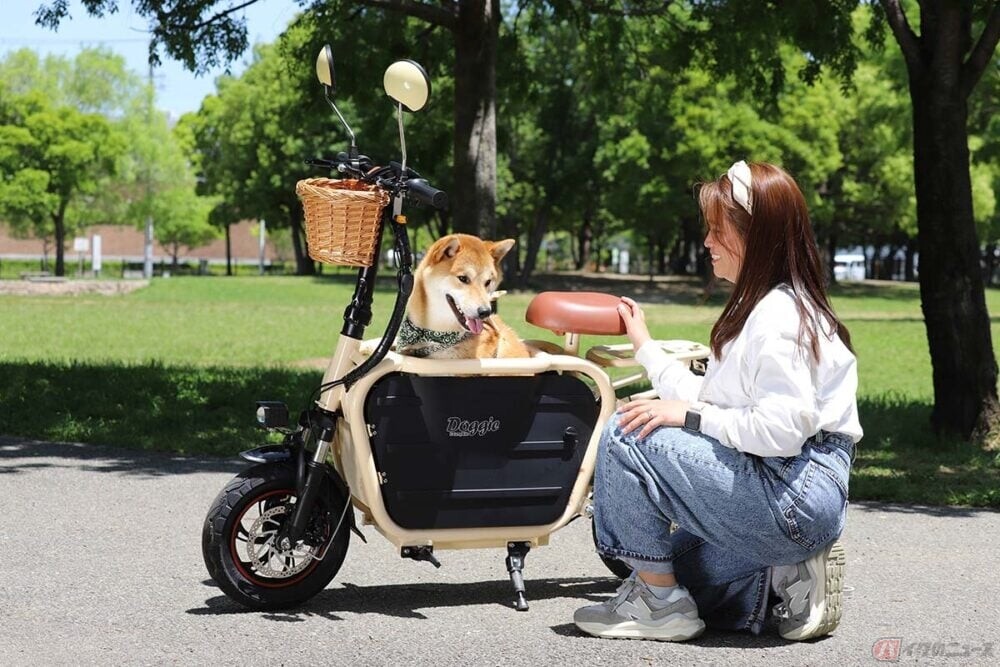 愛犬と楽しめる原付一種バイク「Doggie(ドギー)」新型モデル 好評につきわずか1ヶ月で完売 追加オーダー分の先行予約受付を開始