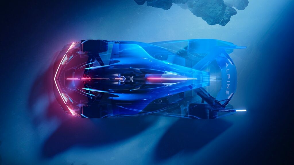 アルピーヌ　水素エンジン搭載コンセプトカー「アルペングロー」発表