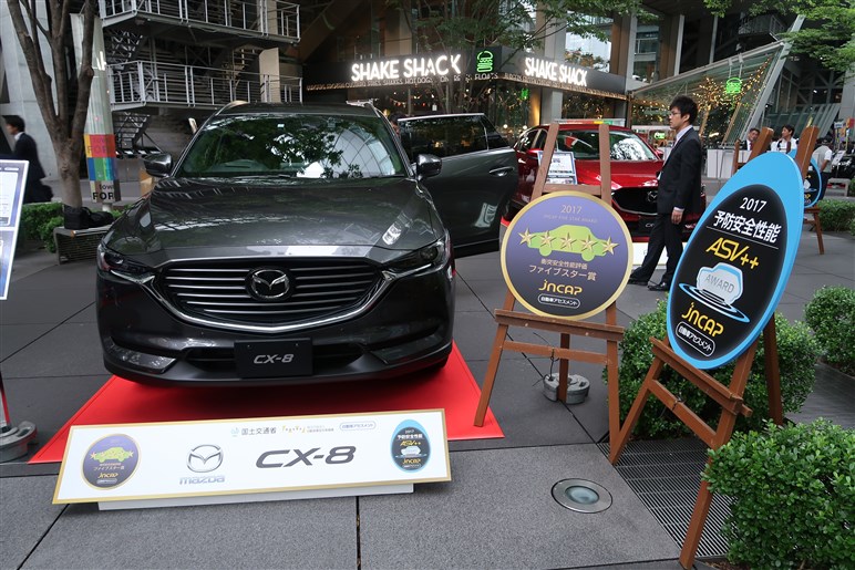 CX-8が最高得点を獲得　平成29年度自動車アセスメント結果発表