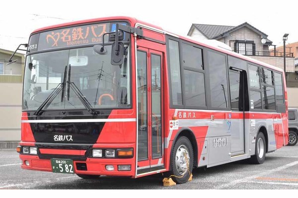 名鉄電車っぽい」路線バス登場！ 名鉄バスが9500系デザインに