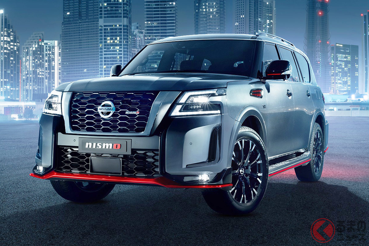 全長5msuv爆誕 日産新型 パトロールニスモ 世界初公開 迫力顔に刷新し中東で4月発売 くるまのニュース 自動車情報サイト 新車 中古車 Carview
