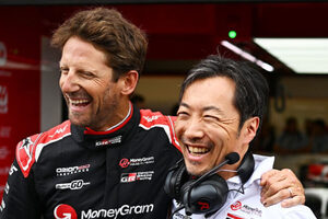 衝撃の事故でF1キャリアを終えたグロージャン、ハースで5年ぶりの走行「引退戦のやり直しができた」拍手喝采に涙