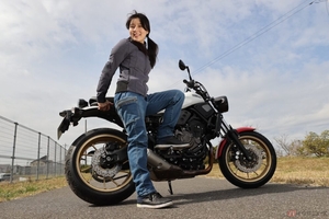『小野木里奈の○○○○○日和』は、久々に乗る大型バイク「ヤマハ・XSR700」の加速に驚き！