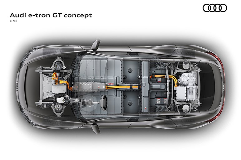 アウディの新EV「e-tron GT concept」登場　航続距離に配慮しつつも最高速度240km/h