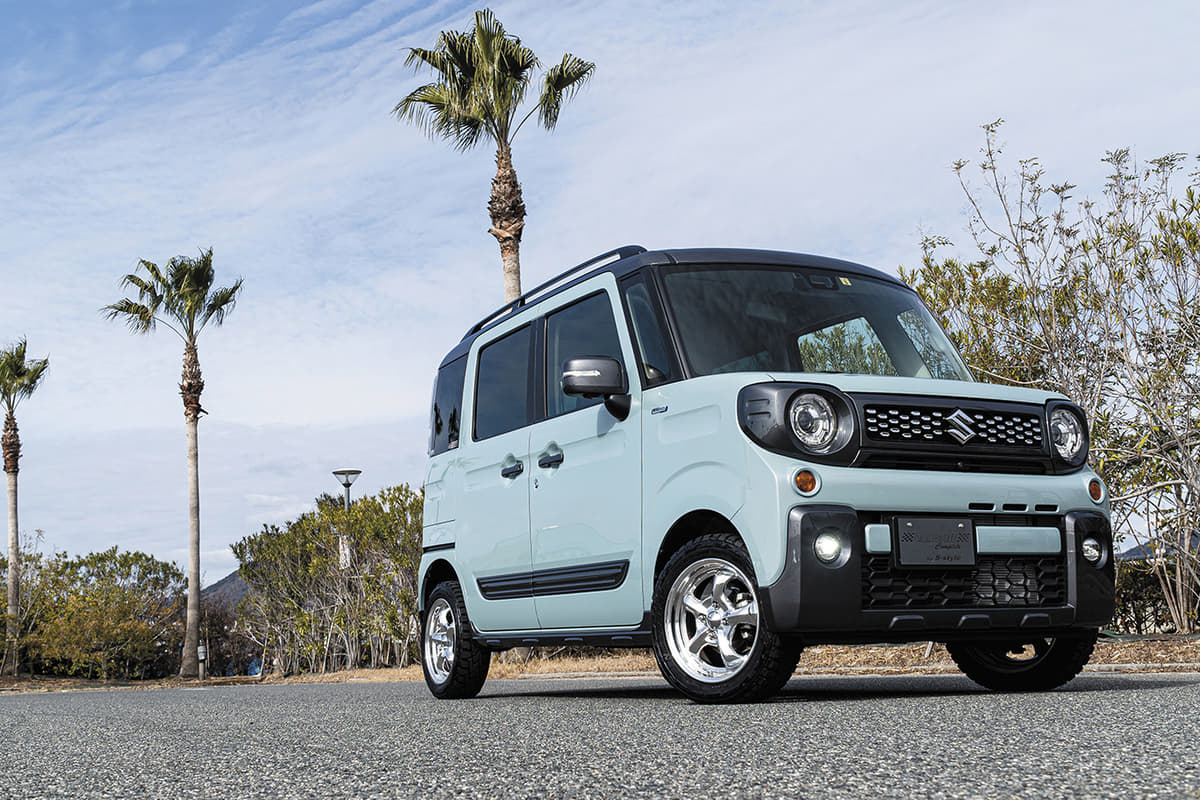アゲの波 はついにスーパーハイト軽まで スペーシアの シャコアゲ が衝撃のハマり具合だった Auto Messe Web 自動車情報サイト 新車 中古車 Carview