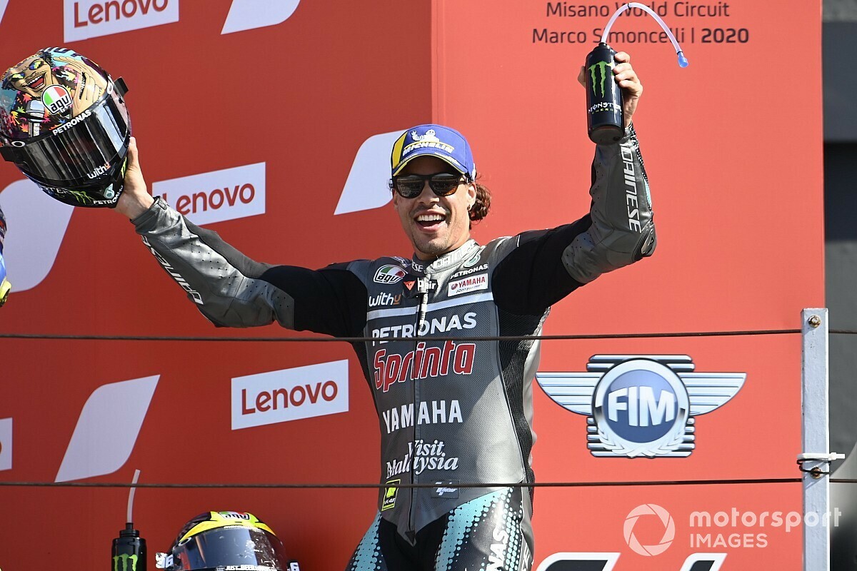 【MotoGP】初優勝モルビデリ「ラスト10周は人生で最も重要だった」タイトル争いには控えめ姿勢
