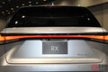レクサス高級SUV「RX」が芸術的ルビーデザイン採用!? フィン＆赤強調の「ルビー レッド リム」米で初公開