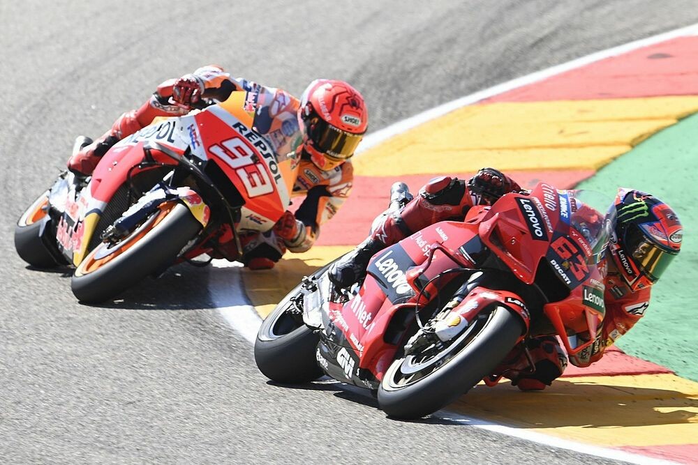 【MotoGP】マルケス、アラゴンで激闘のバニャイヤ称賛「弱点がなく、ドヴィツィオーゾのようだった」
