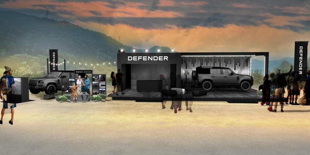 特別なディフェンダーが“フジロック”参戦！次世代の車載音響テクノロジー披露