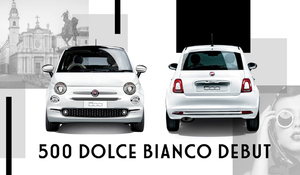 フィアット500に純白の限定車「500 Dolce Bianco」を設定