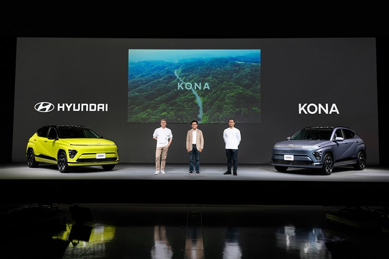未来感溢れる新型コンパクトSUV、ヒョンデのBEV「コナ」の価格は399万～と衝撃的。11月1日発売