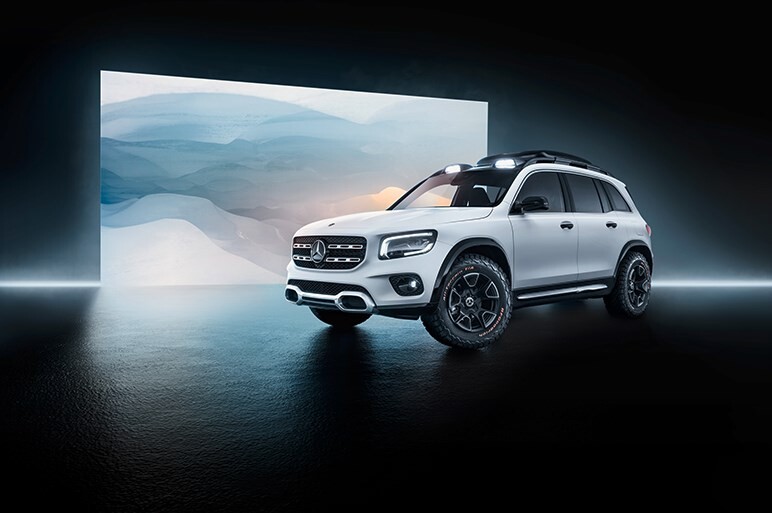メルセデス・ベンツ「コンセプトGLB」発表　量産モデルは早ければ年内に国内導入か