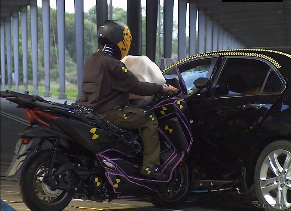 豊田合成、バイク用エアバッグを開発中…早期の市場投入を目指す