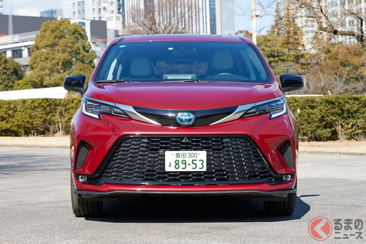 トヨタ5m超えミニバン シエナ が話題 でもスタイリッシュデザインは日本減少 ハコ型ばかりで エスティマ復活は くるまのニュース 自動車情報サイト 新車 中古車 Carview